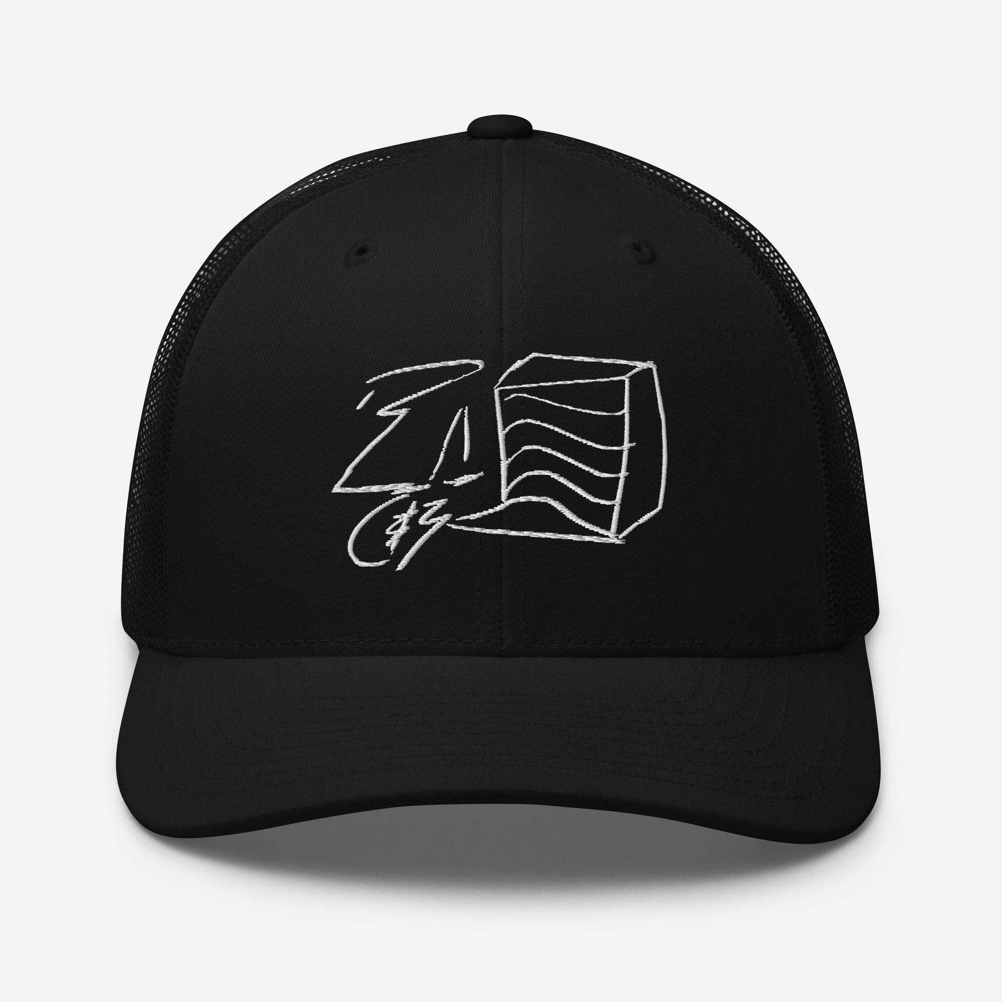 Medes Group Trucker Cap two Black