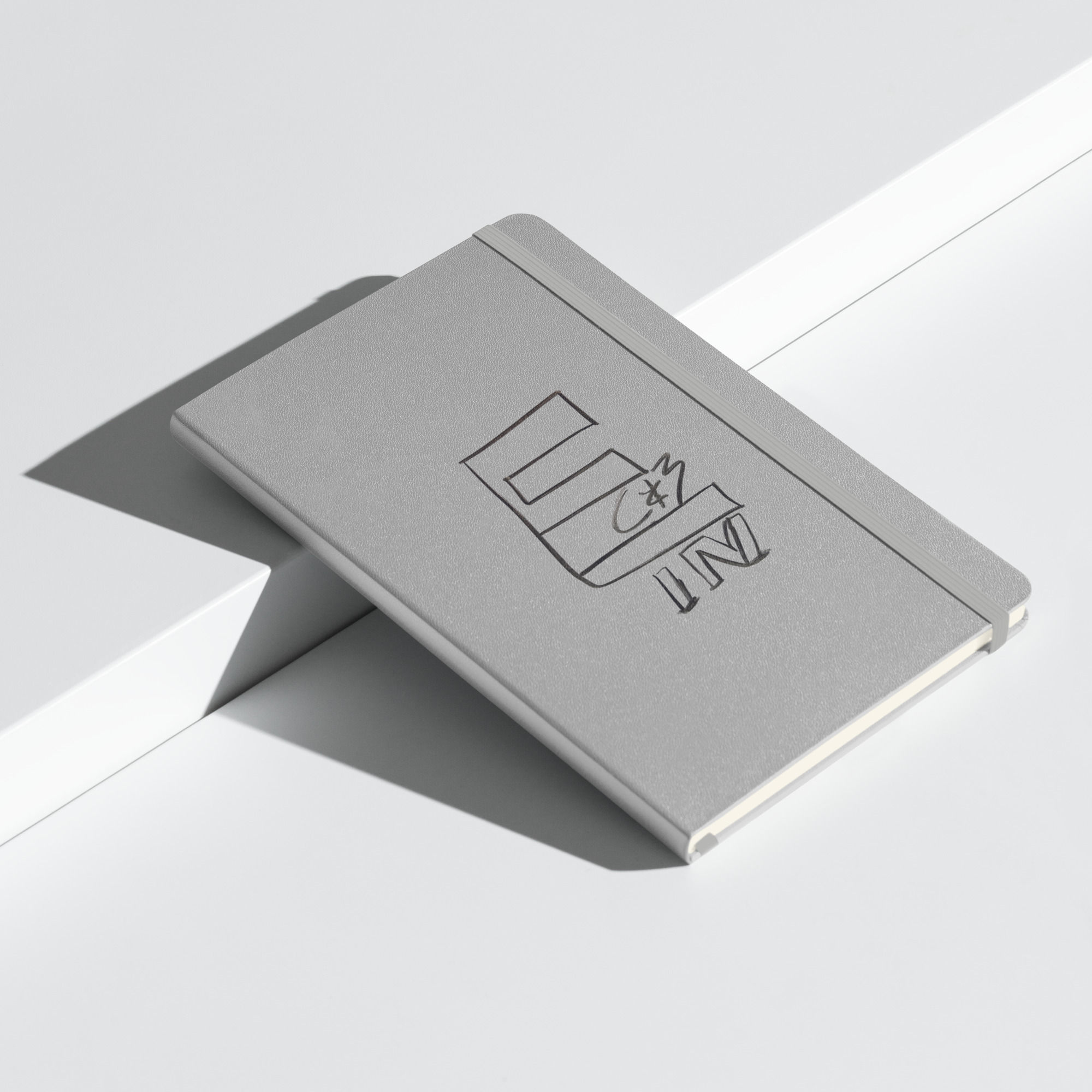Medes Group Hardcover Notizbuch one Silver