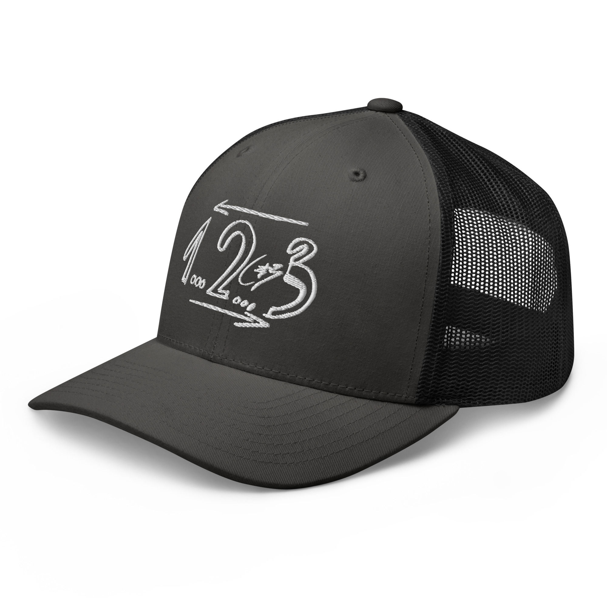 Medes Group Trucker Cap one Charcoal/Black