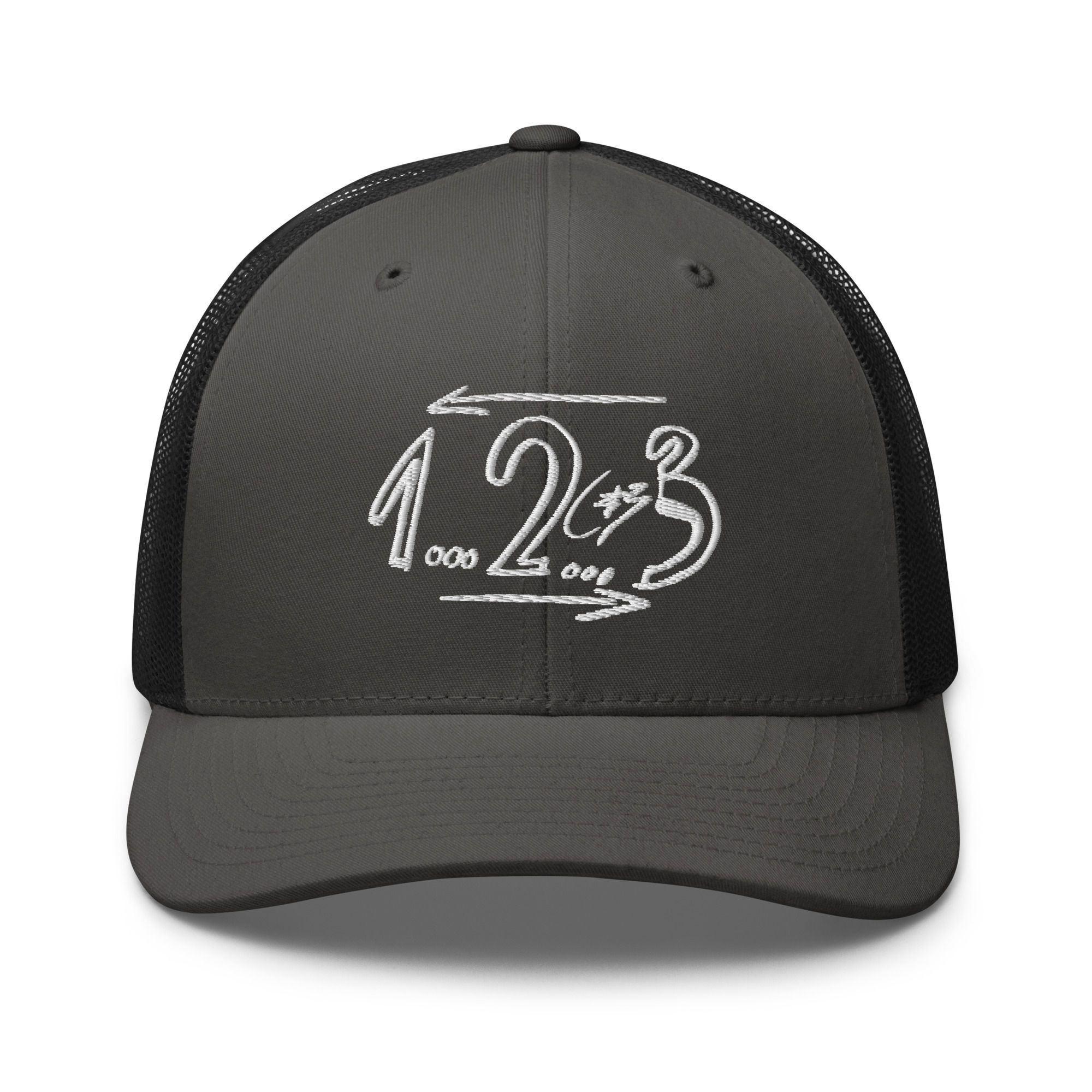 Medes Group Trucker Cap one Charcoal/Black