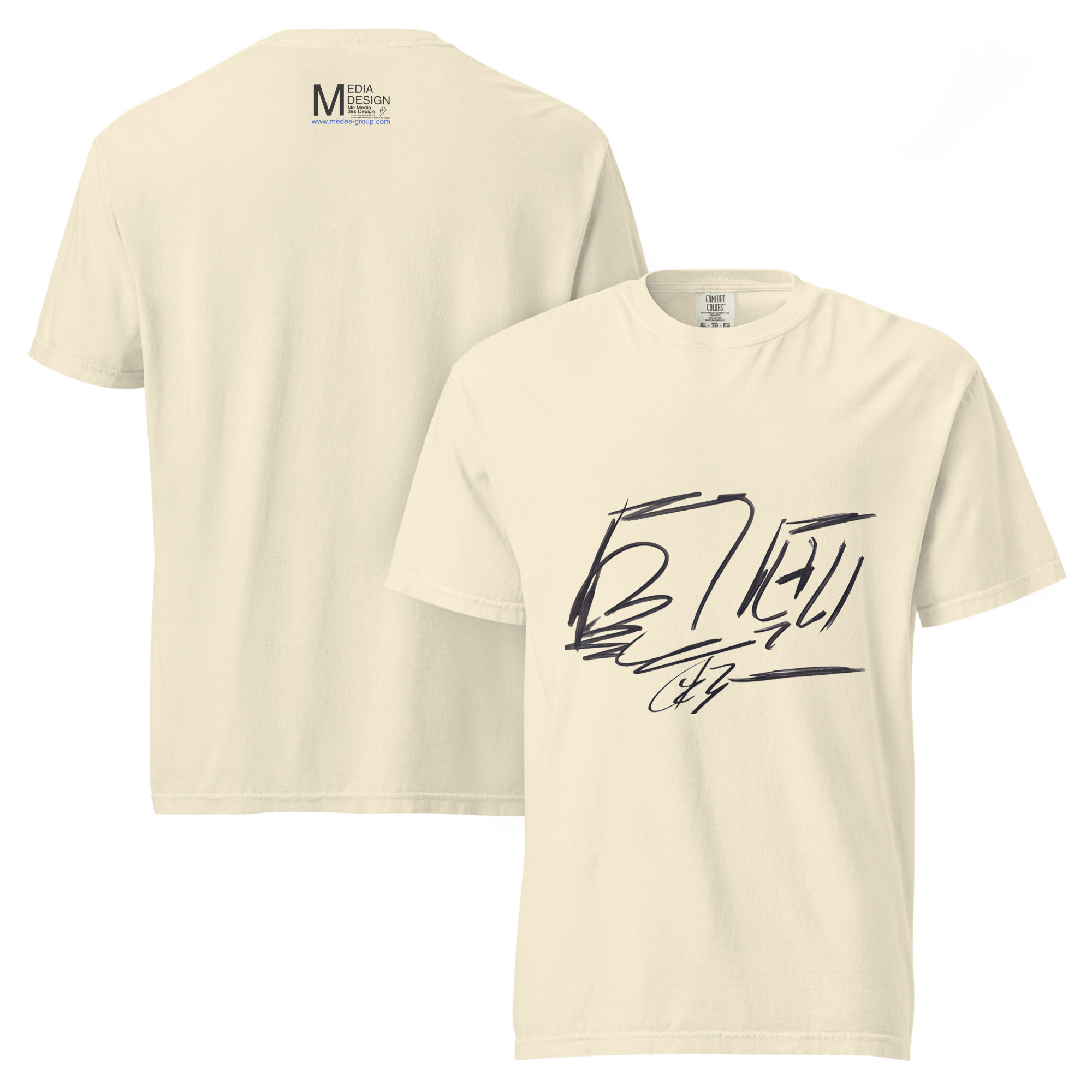 Medes Group Comfort Colors fifty-three Unisex T-Shirt Ivory