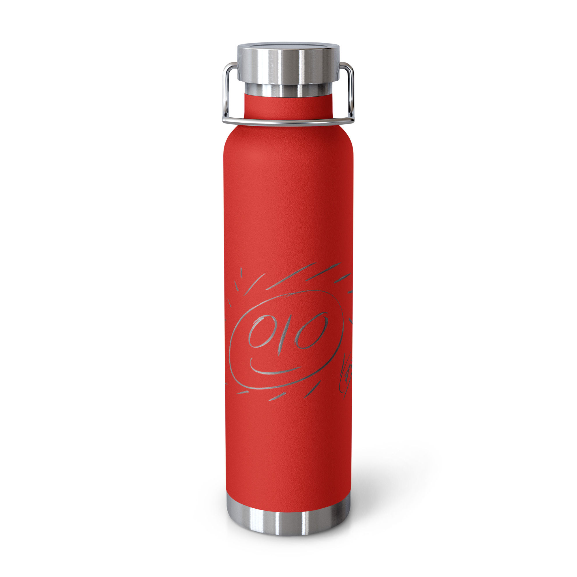 Medes Group Premium Thermo-Trinkflasche Five Red