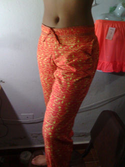 Pantalon Estampado Algodon Dama