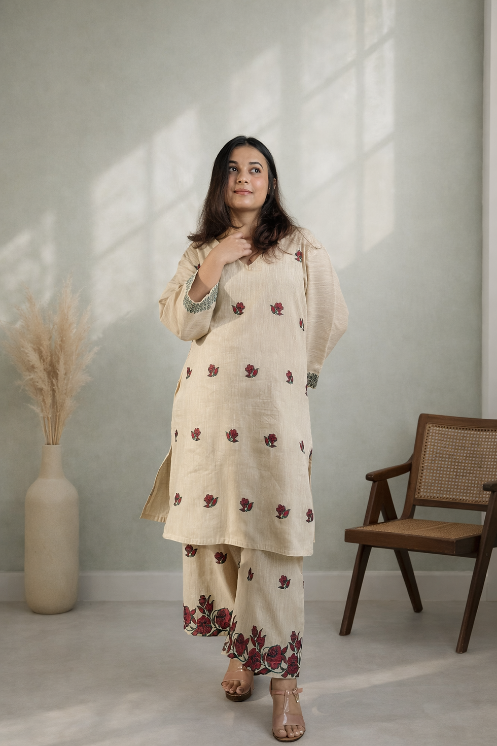 Ivory Kurta Set A