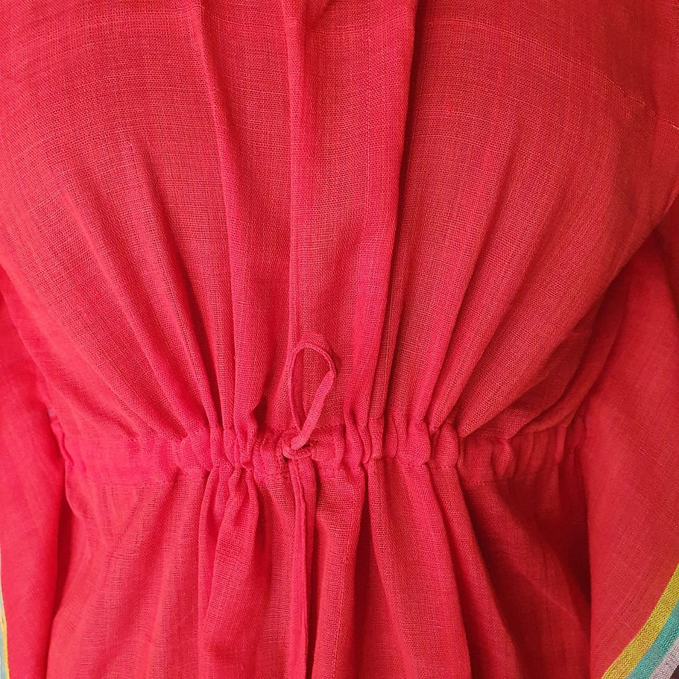 Thumbnail: WOVEN KAFTAN DRESS