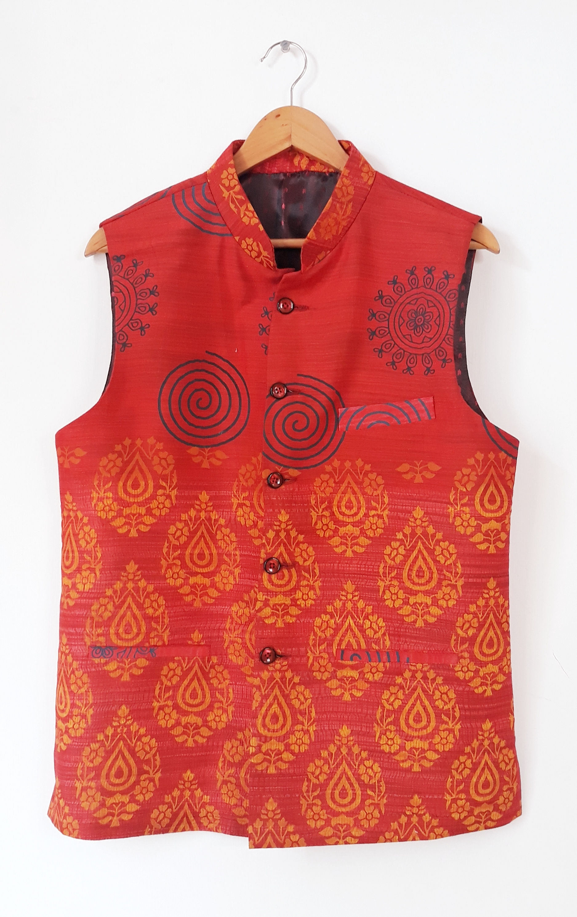 AHIMSA SILK WAISTCOAT