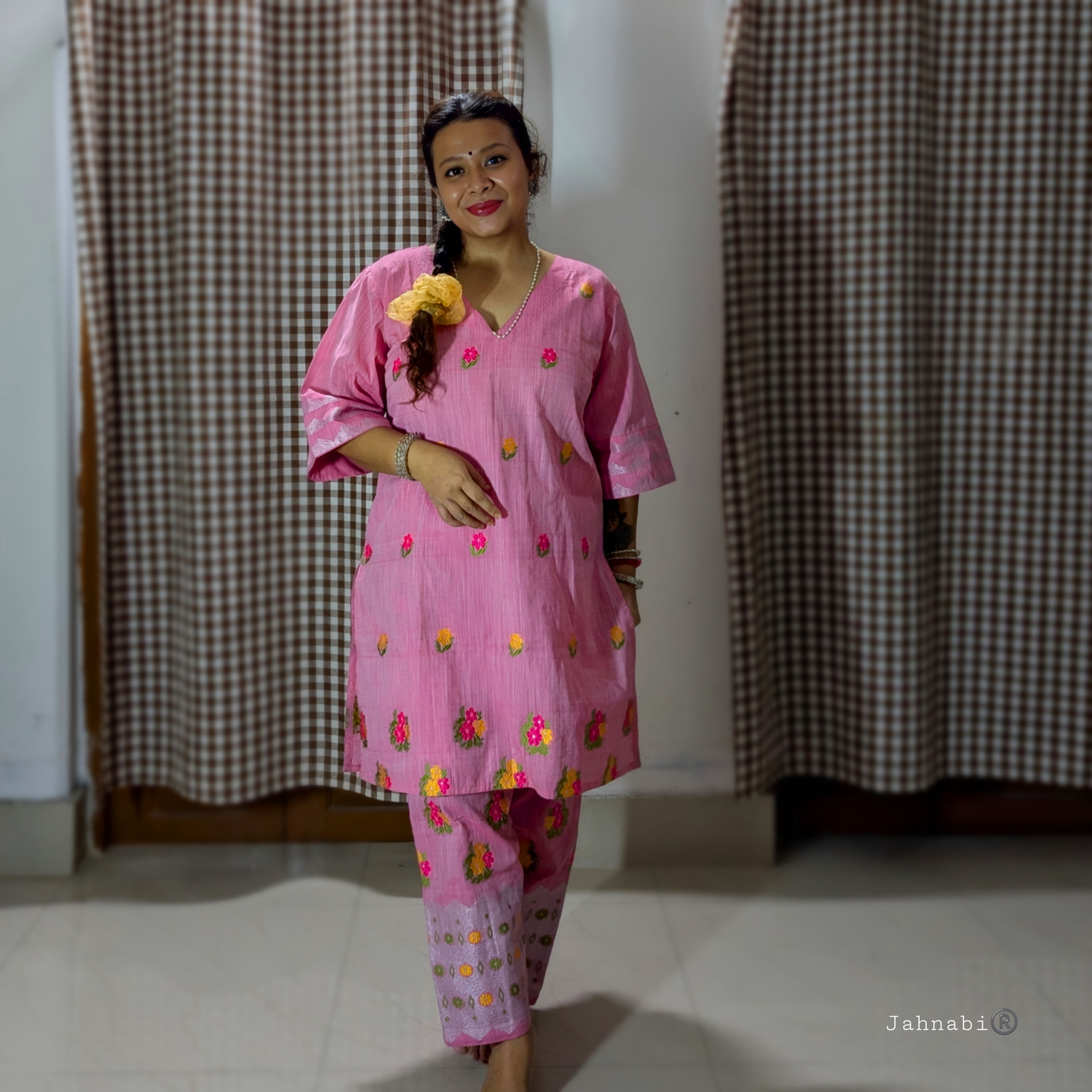 Pink Kurta Set