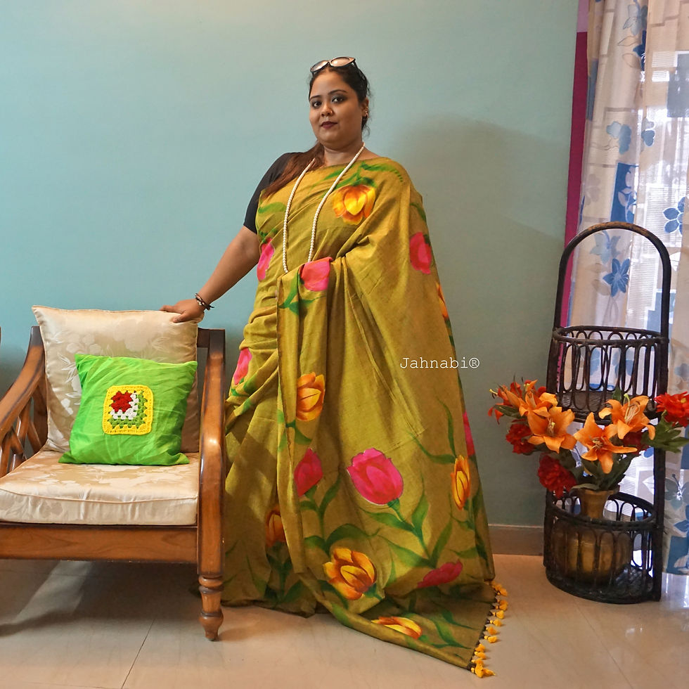 GREEN TULIP SAREE