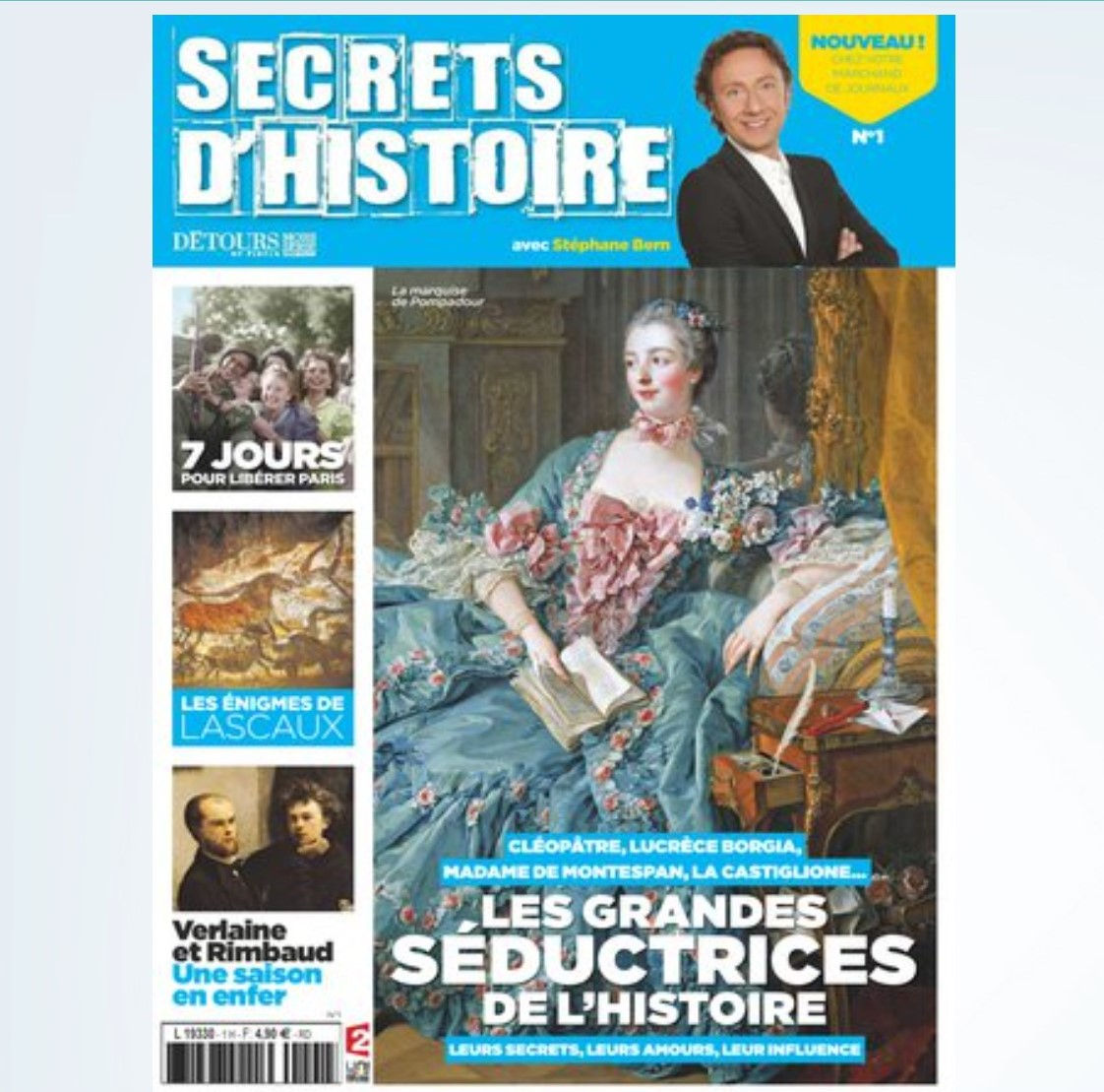Abonnement d’un an à Secrets d'Histoire. Le magazine idéal pour tous les passionnés d'Histoire. Avec Stéphane Bern.