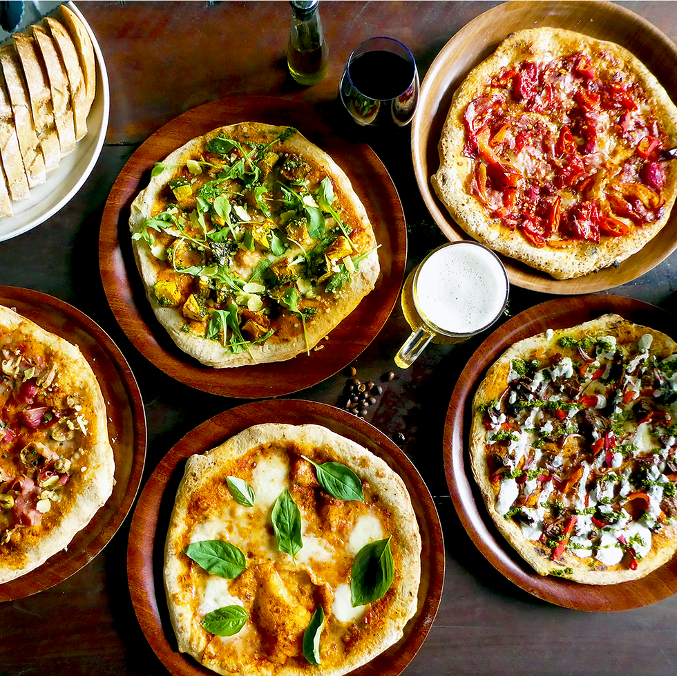 Arranged Food and Objects