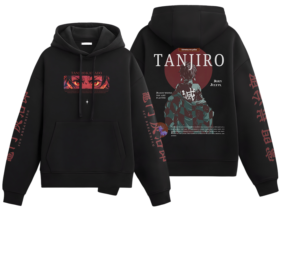 Thumbnail: Tanjiro Animie  Unisex Premium Quality Animie Hoodies