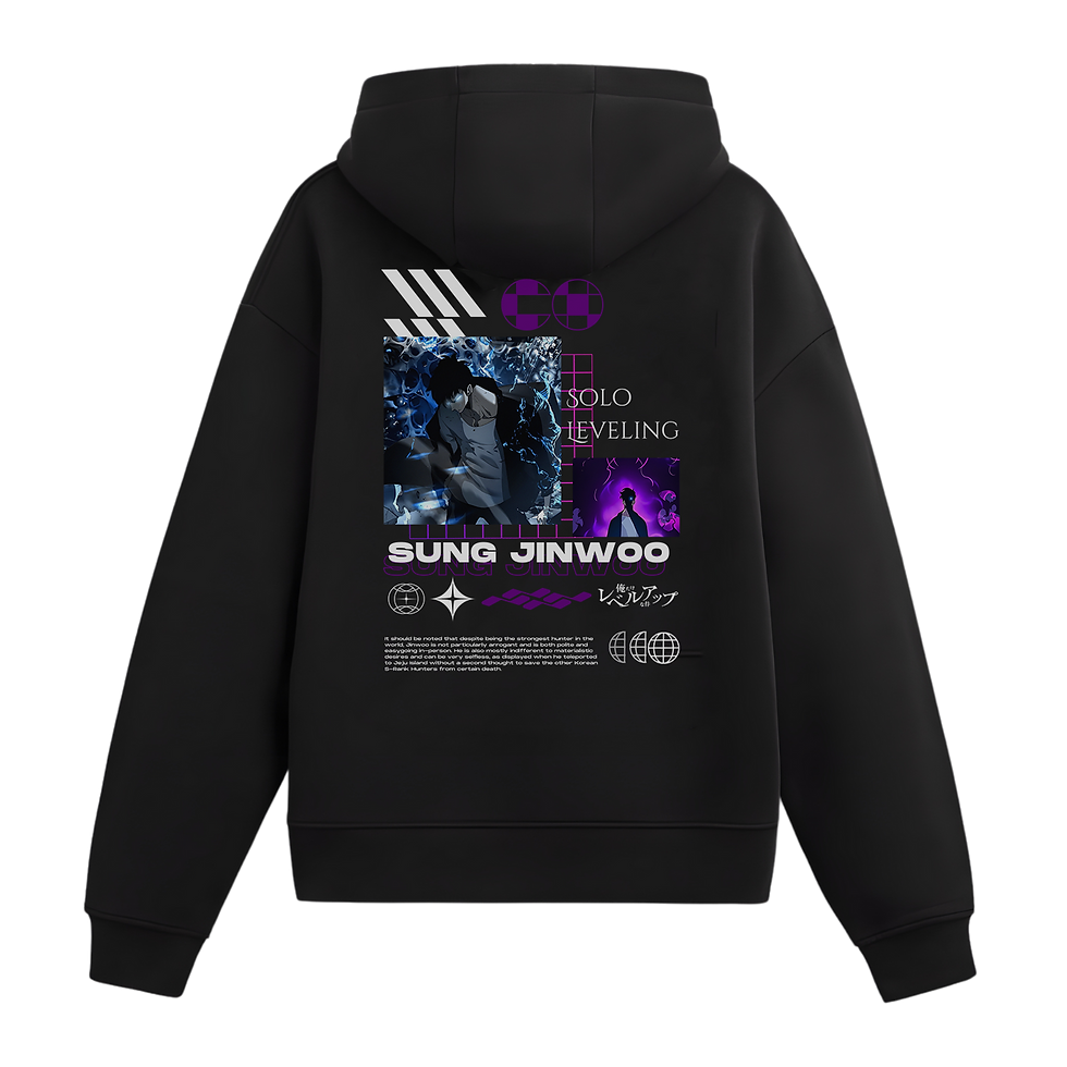 Thumbnail: Solo Leveling unisex premium cotton hoodies