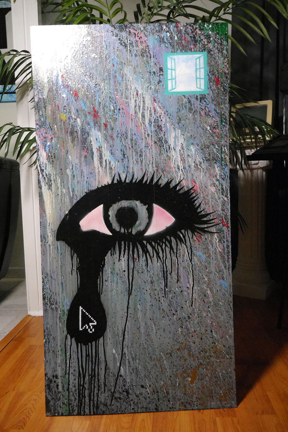 "The Eye Is The Window To The Soul" 2016 Original Artwork