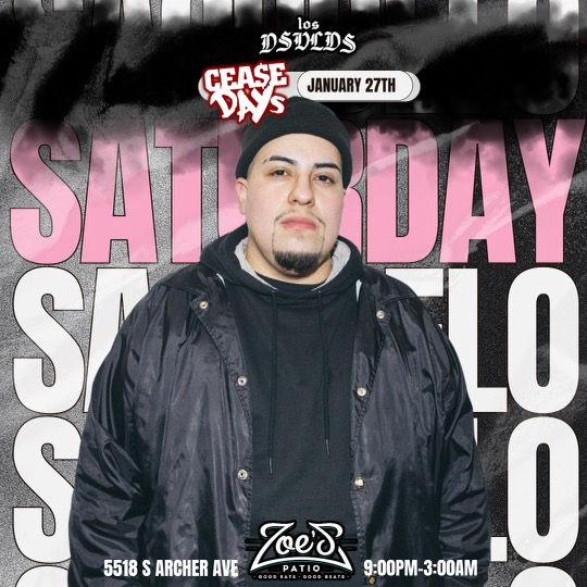 Sacudelo Saturday w/ Ceasedays 