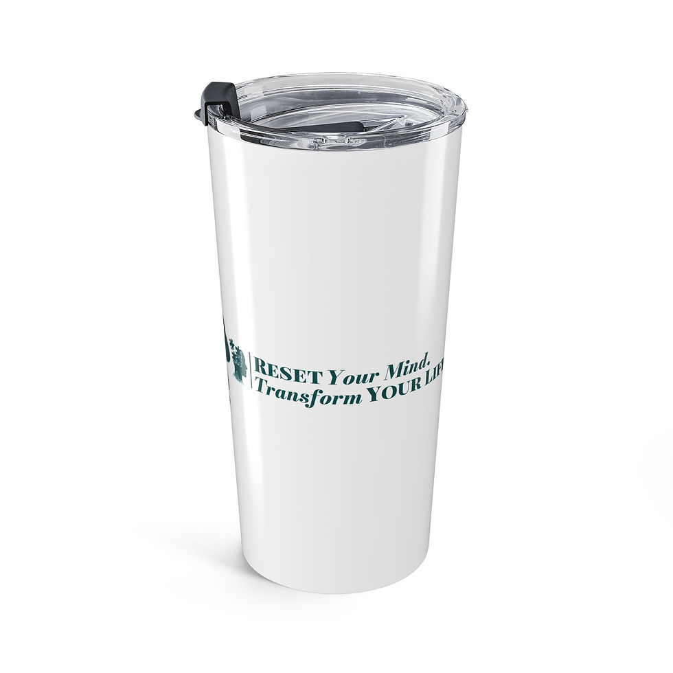 Thumbnail: Faith-Based 20oz Tumbler — Brain Puzzle Silhouette Travel Mug