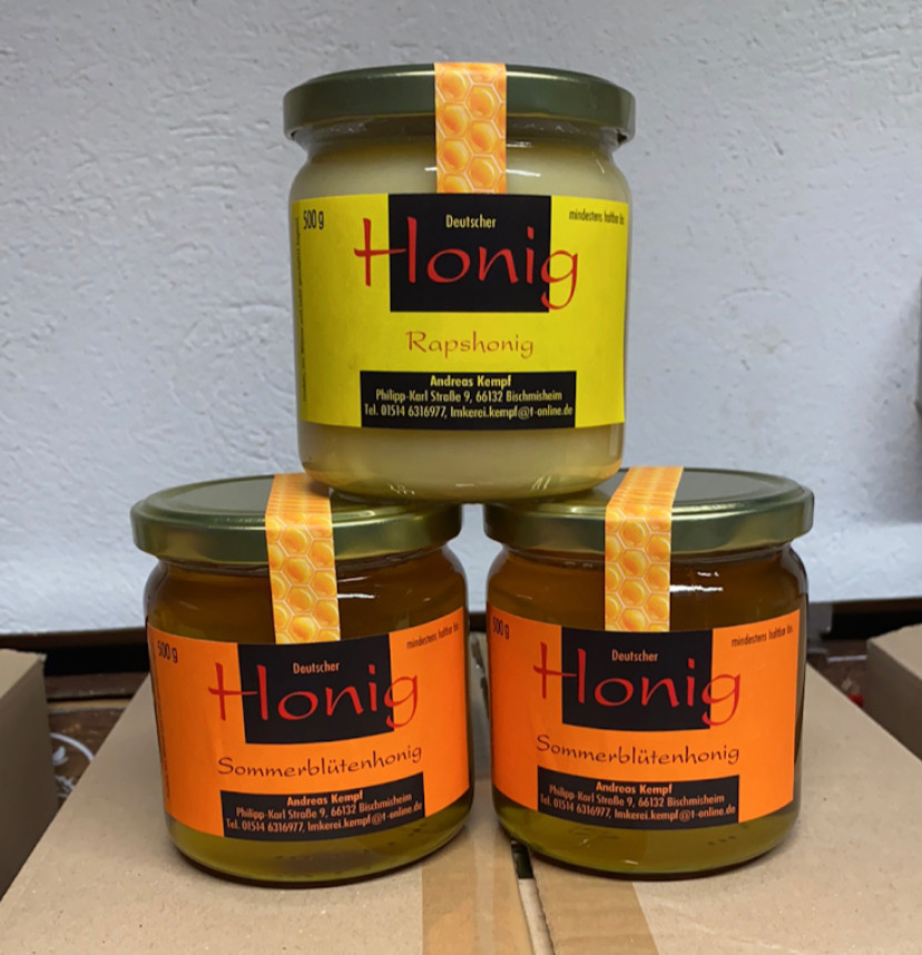 Honig verschiedene Sorten