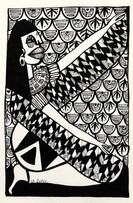 Journey within Stilness (Ink on paper (2020)