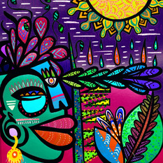 Third-eye Chakra (mixed media 2020)