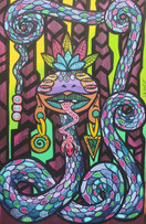 Snakeyes (Acrylic on board 2020)