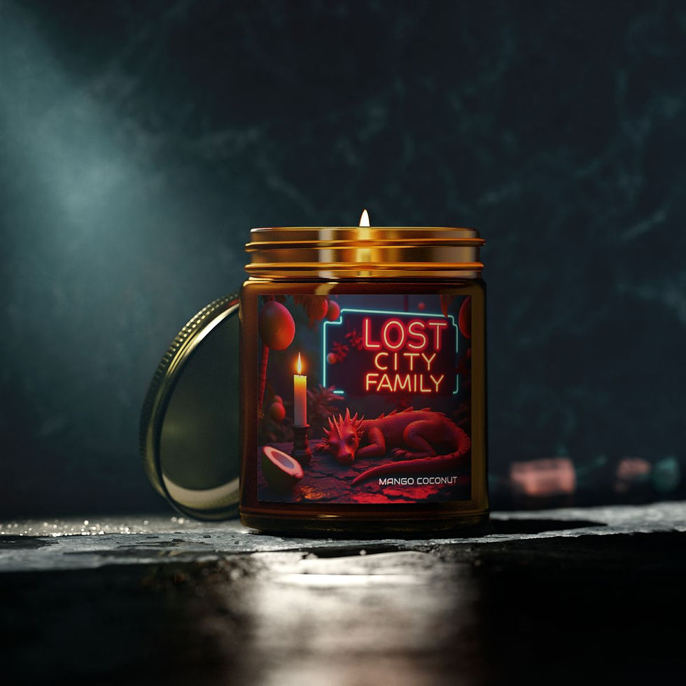 Thumbnail: Lost City Family Mango Coconut Candle (4oz, 9oz)