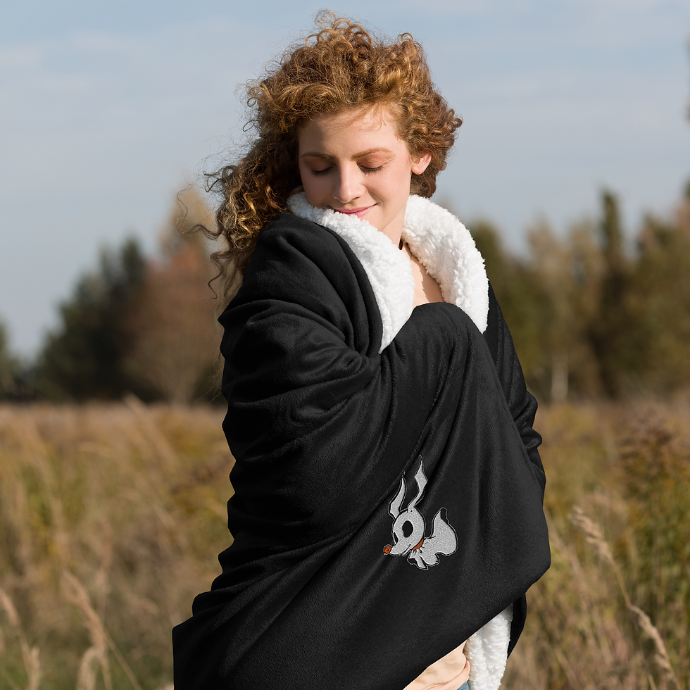 Thumbnail: ZERO REGRETS Premium Sherpa Blanket 50″ × 60″