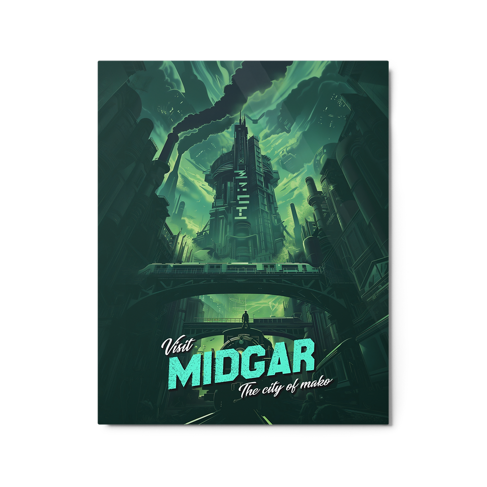 Thumbnail: Midgar Custom Metal Print