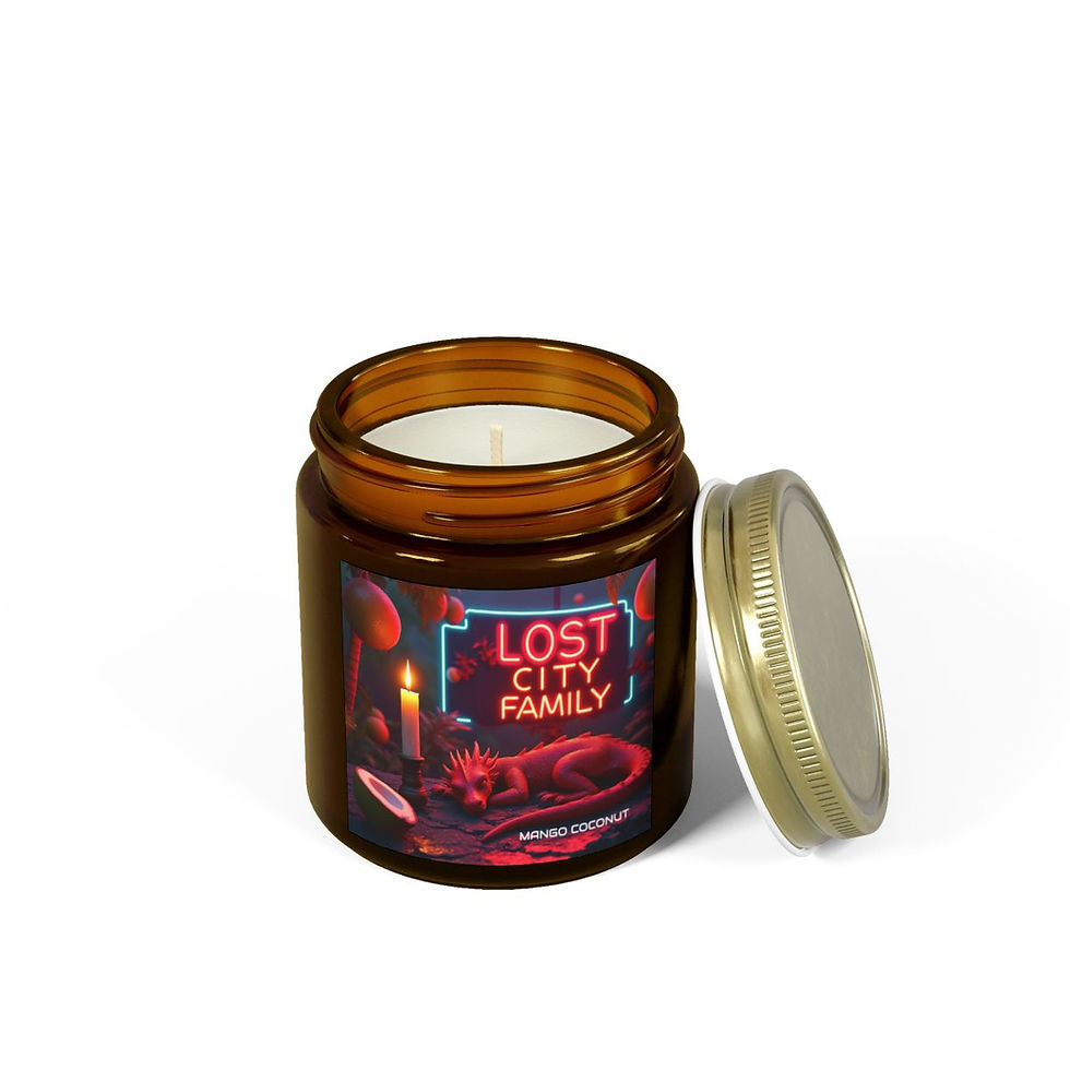 Thumbnail: Lost City Family Mango Coconut Candle (4oz, 9oz)