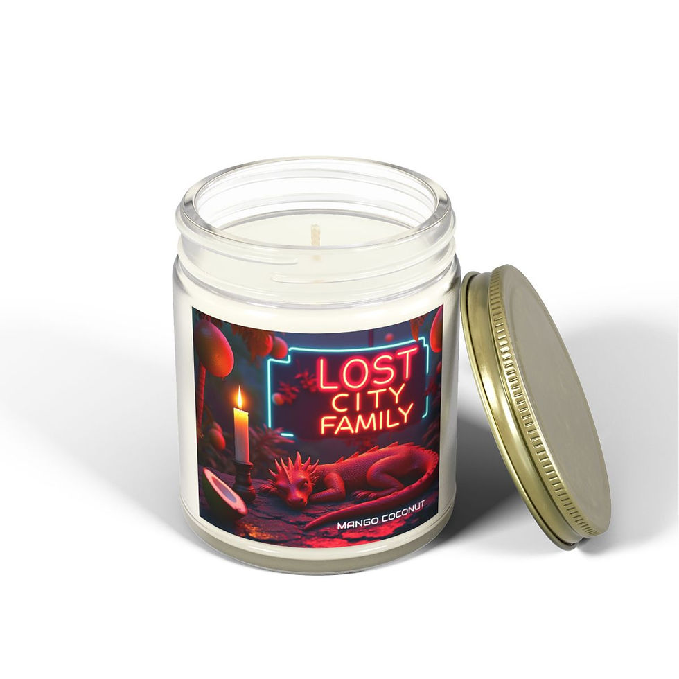 Thumbnail: Lost City Family Mango Coconut Candle (4oz, 9oz)