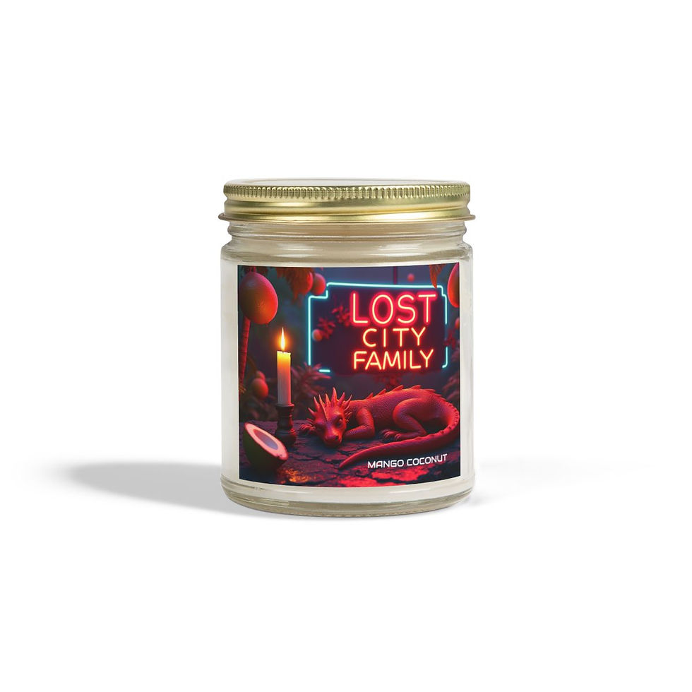 Thumbnail: Lost City Family Mango Coconut Candle (4oz, 9oz)