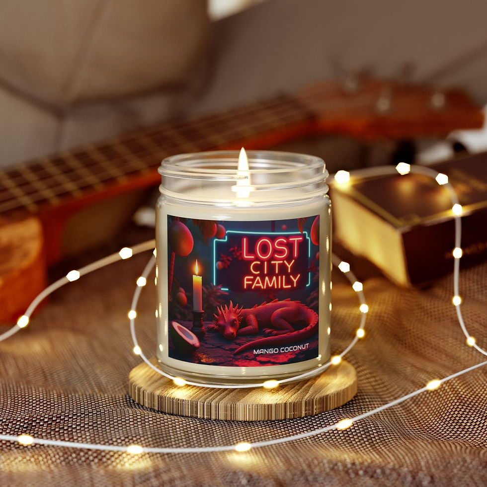 Thumbnail: Lost City Family Mango Coconut Candle (4oz, 9oz)