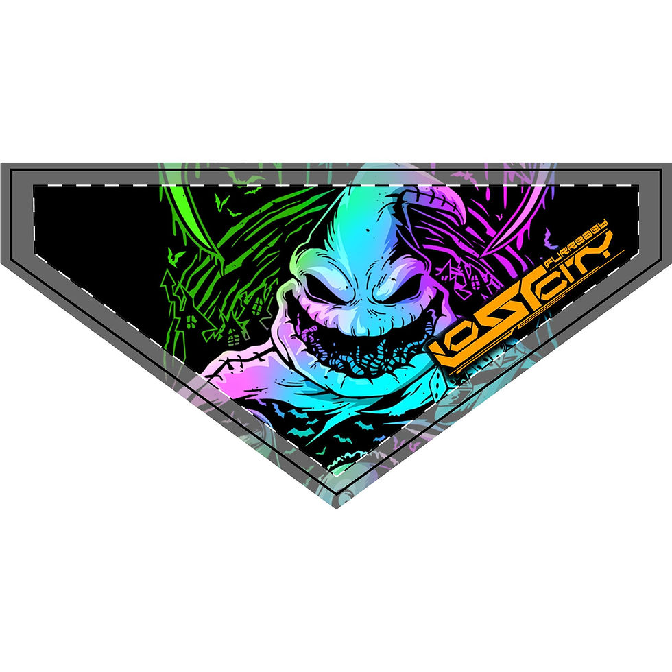 Thumbnail: BOOGIE OOGEY Spooky Clip-on Pet Bandana