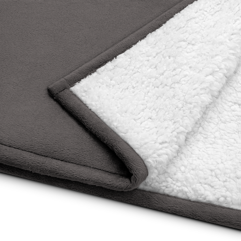 Thumbnail: ZERO REGRETS Premium Sherpa Blanket 50″ × 60″