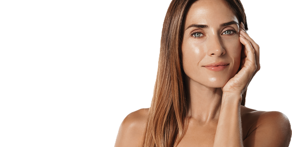Beautiful female model, 40s years old, h