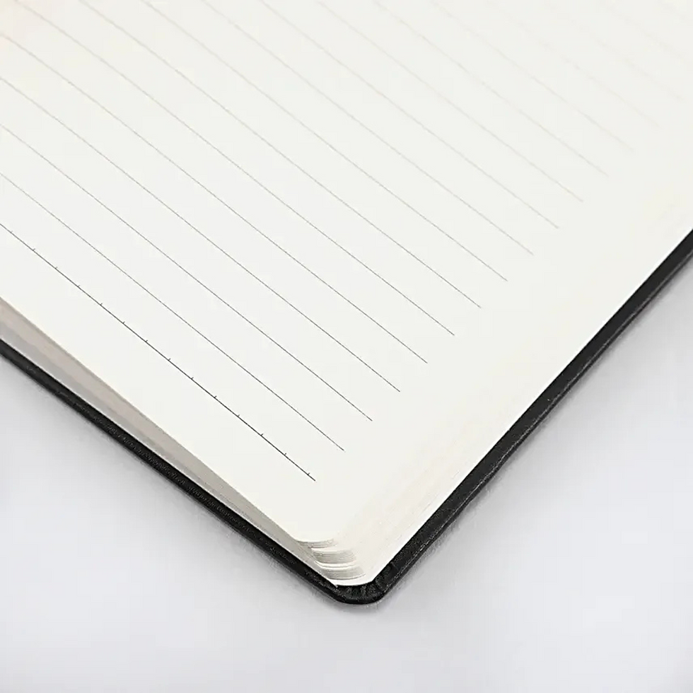 Thumbnail: Personalized Black A5 Notebook