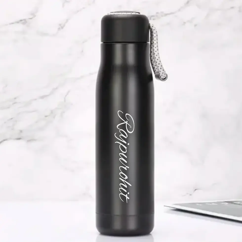 Thumbnail: Personalized Thermal Flask with Carry Strap