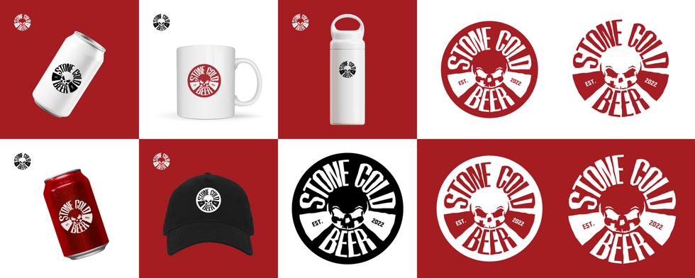 STONE COLD BEER LOGO DESIGN