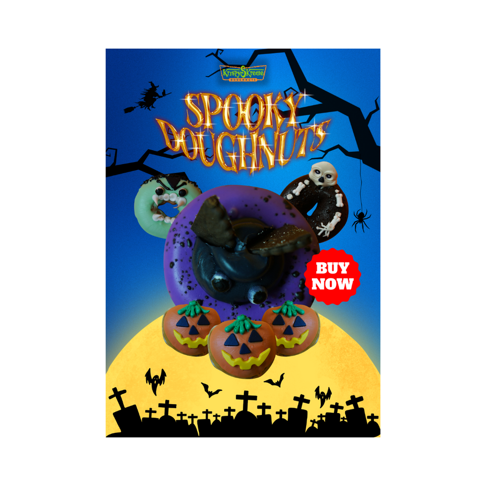 KRISPY KREME HALLOWEEN PROMO POSTER