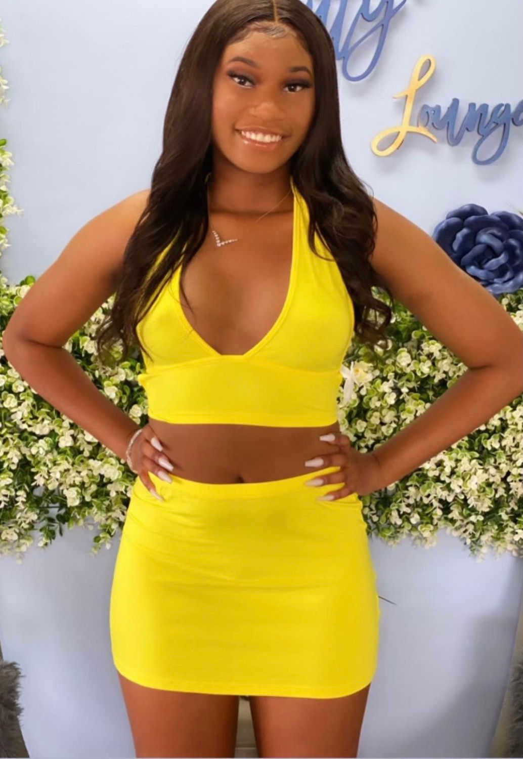 Yellow 2 Piece 