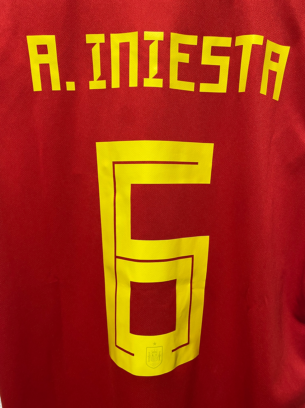 Miniatura: Camiseta España Iniesta 6 2018