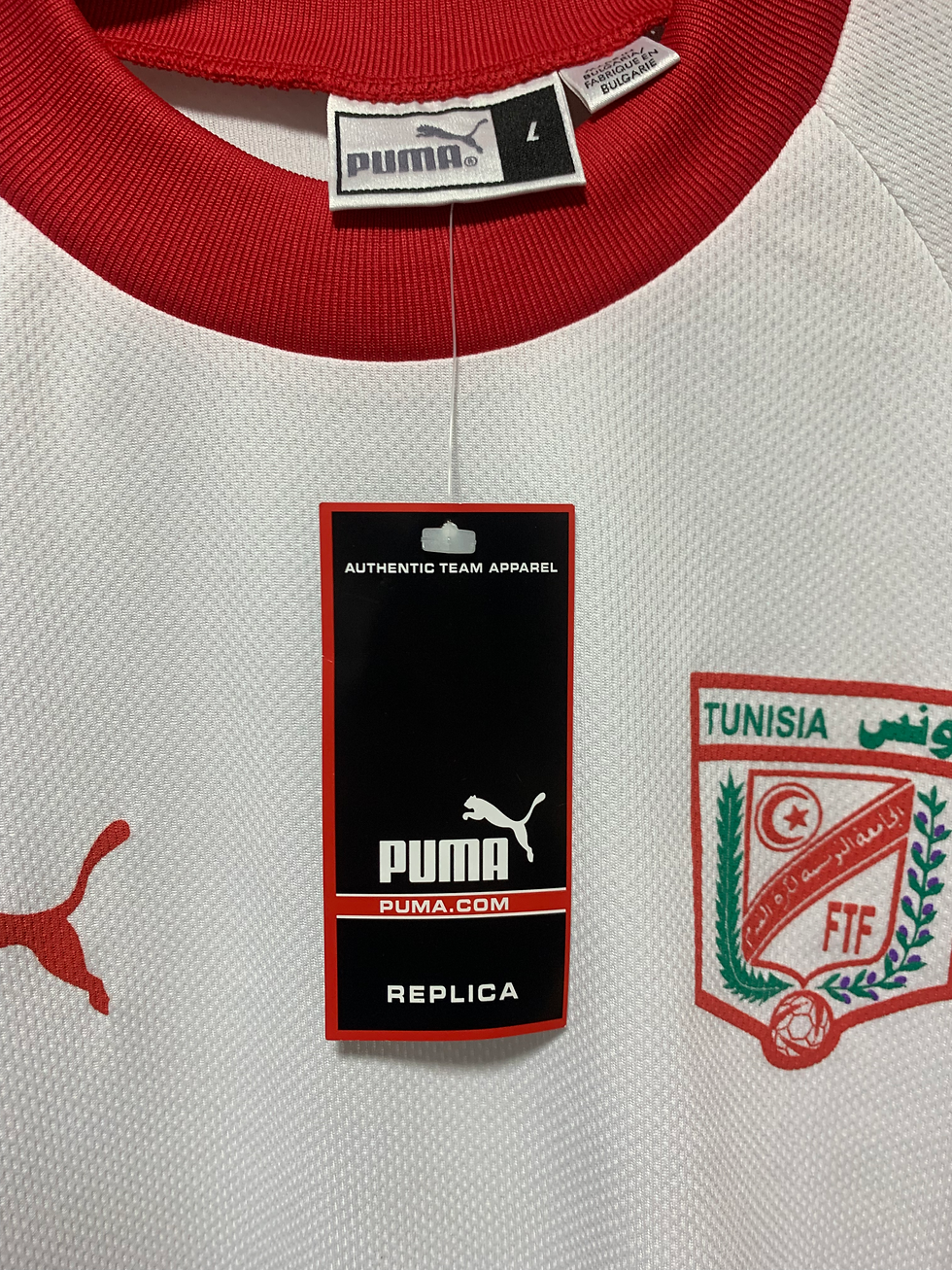 Miniatura: Camiseta Visitante Tunez 2002