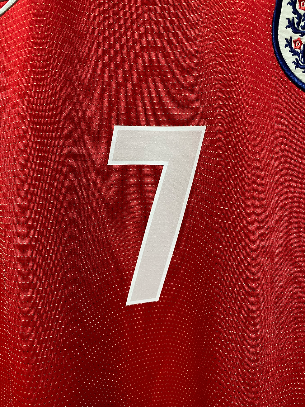 Miniatura: Camiseta Inglaterra Alternativa 2004 Beckham 7