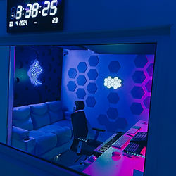 Cabina de grabación Max White Records.