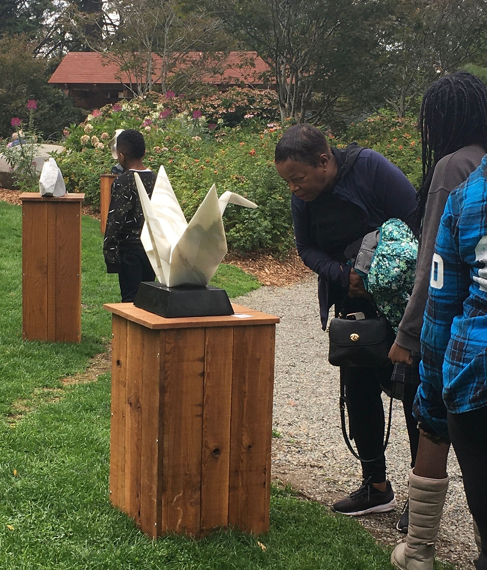 Stone Sculpture Exhibit at Kubota Garden