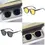 Miniature : New Vintage Square Sunglasses Women Men Luxury Brand Small Round Sun Glasses