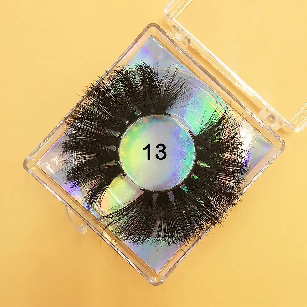 Thumbnail: 8D Mink Lashes Bulk 25mm Mink Eyelashes Extension 3D Fake Lashes