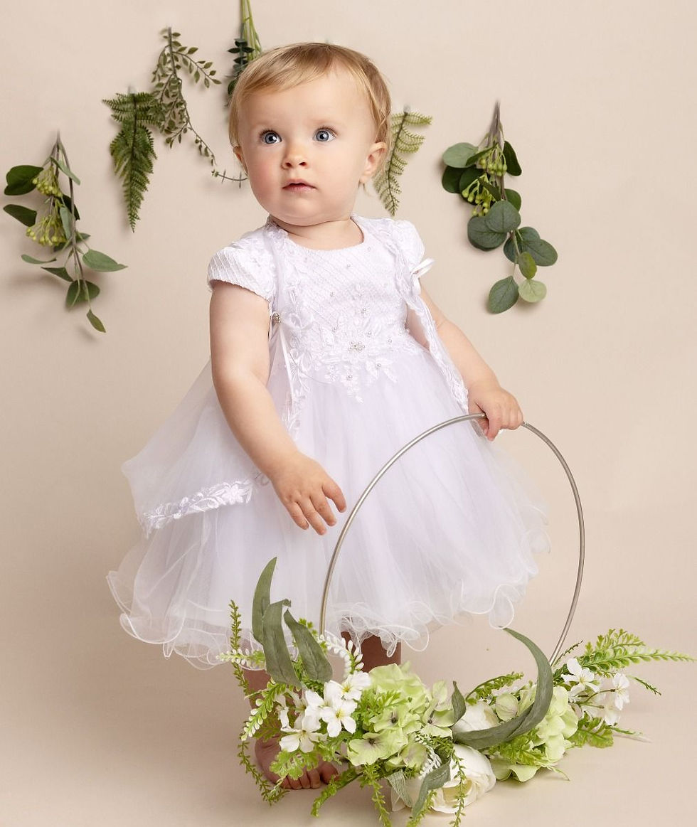 Thumbnail: christening dress side view