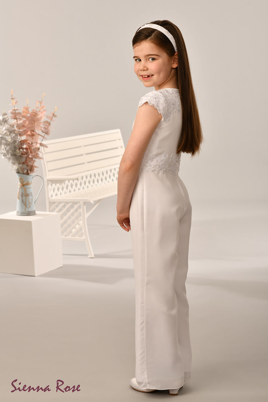 Thumbnail: Sienna Rose Communion Jumpsuit SR721