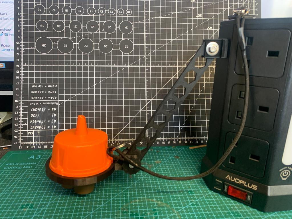 Fishspy Echo pro sonar Bait boat mount kit