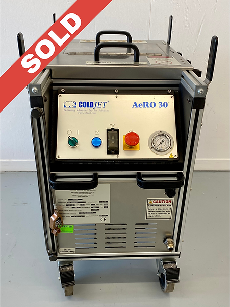 used cold jet aeo 30 dry ice blaster