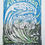Thumbnail: Print Lino Ar Lan y Môr/Lilis Gwynion Lino Print